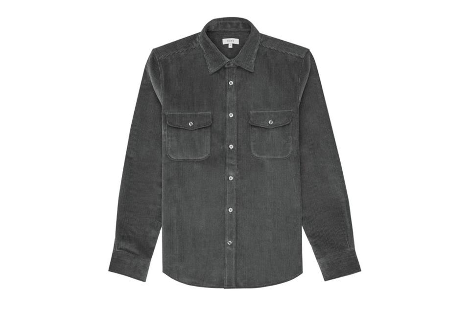 Reiss "Maldini" corduroy overshirt (was $195, 30% off at checkout)