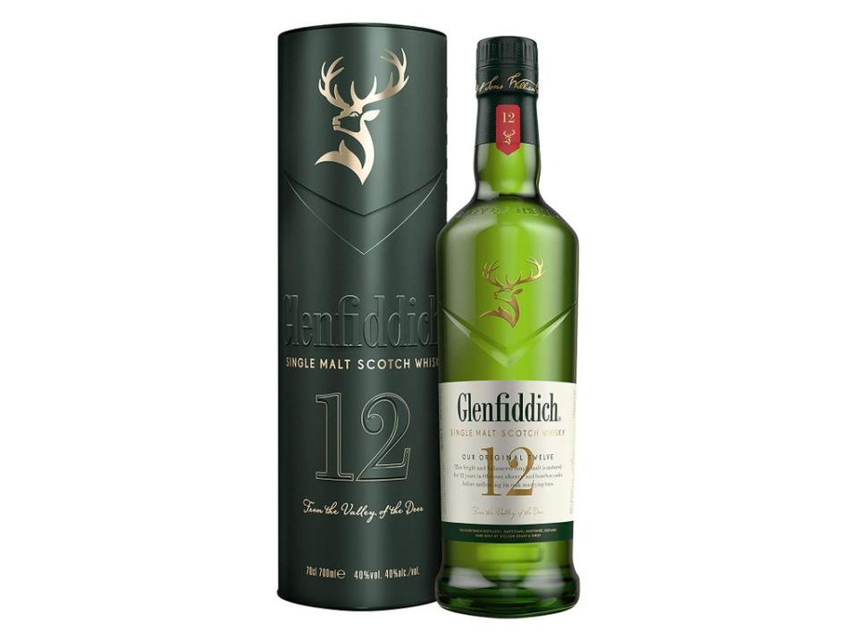 Glenfiddich 12-year-old single malt scotch whisky with limited release gift tin, 70cl: Was £42, now £32, Amazon.co.uk (IndyBest)