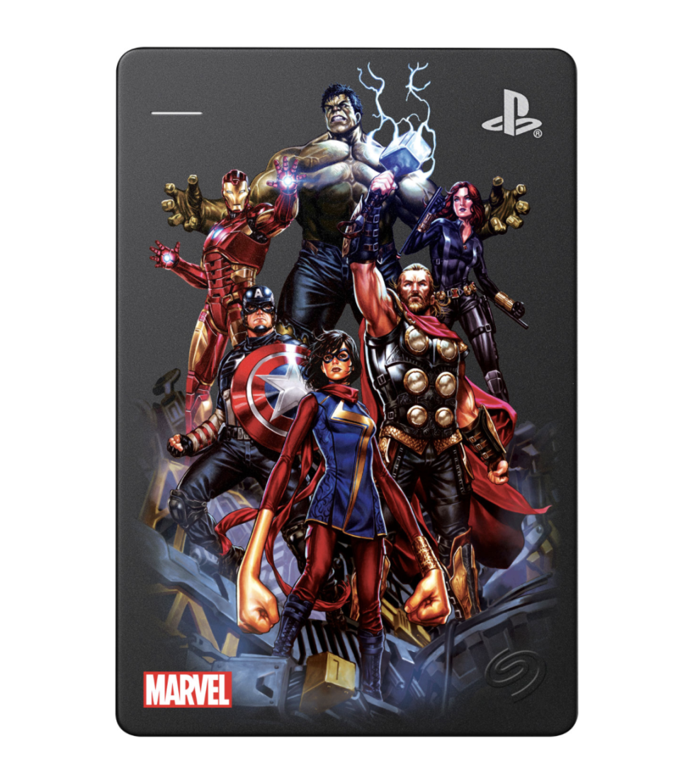 Seagate Marvel's Avengers 2TB Portable External Hard Drive for PS4 (Photo via Best Buy Canada)