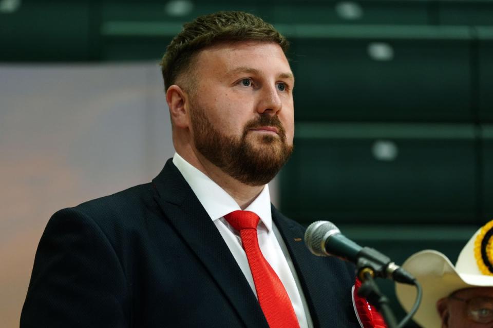 Labour’s Chris Webb has taken his seat in the House of Commons (Peter Byrne/PA) (PA Wire)