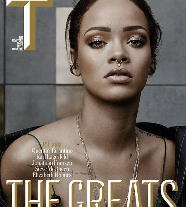 Rihanna for T magazine