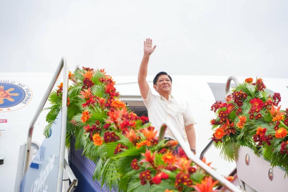 菲律賓總統小馬可仕3日前往中國展開3天國是訪問。(圖:@bongbongmarcos)