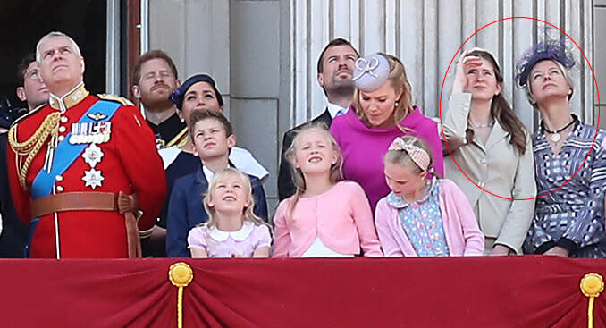 Lady Helen Windsor and her daughter Estella Taylor at Trooping the Colour 2019