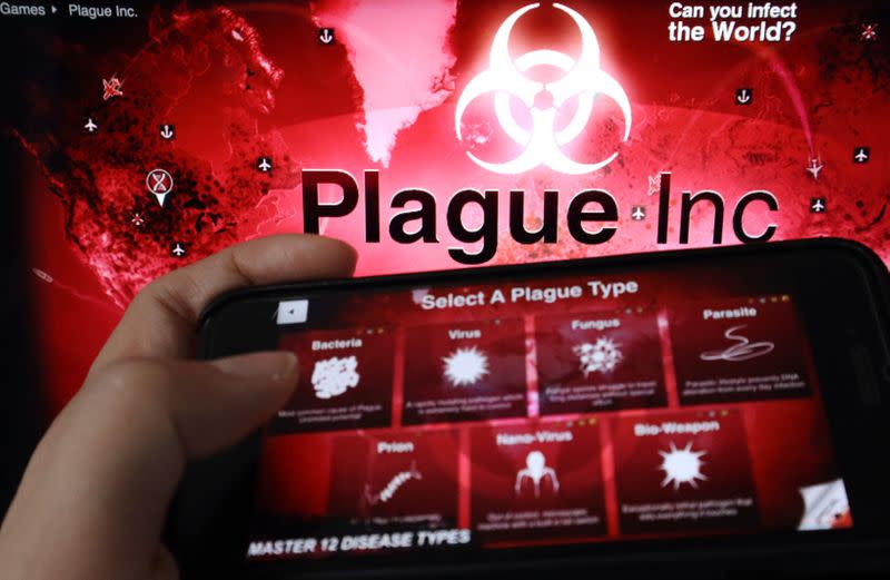Illustration picture of strategy simulation app "Plague Inc.