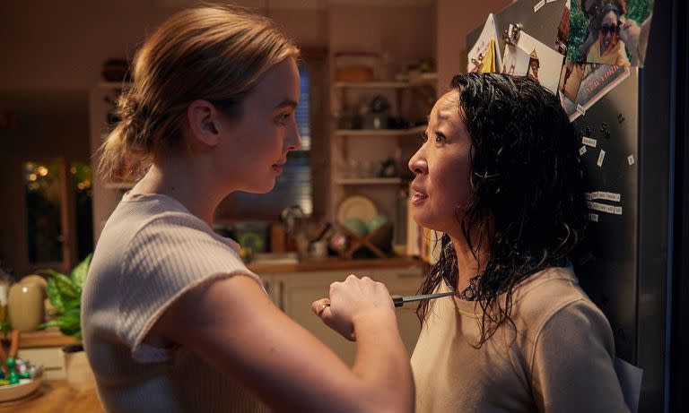 Jodie Comer y Sandra Oh en Killing Eve