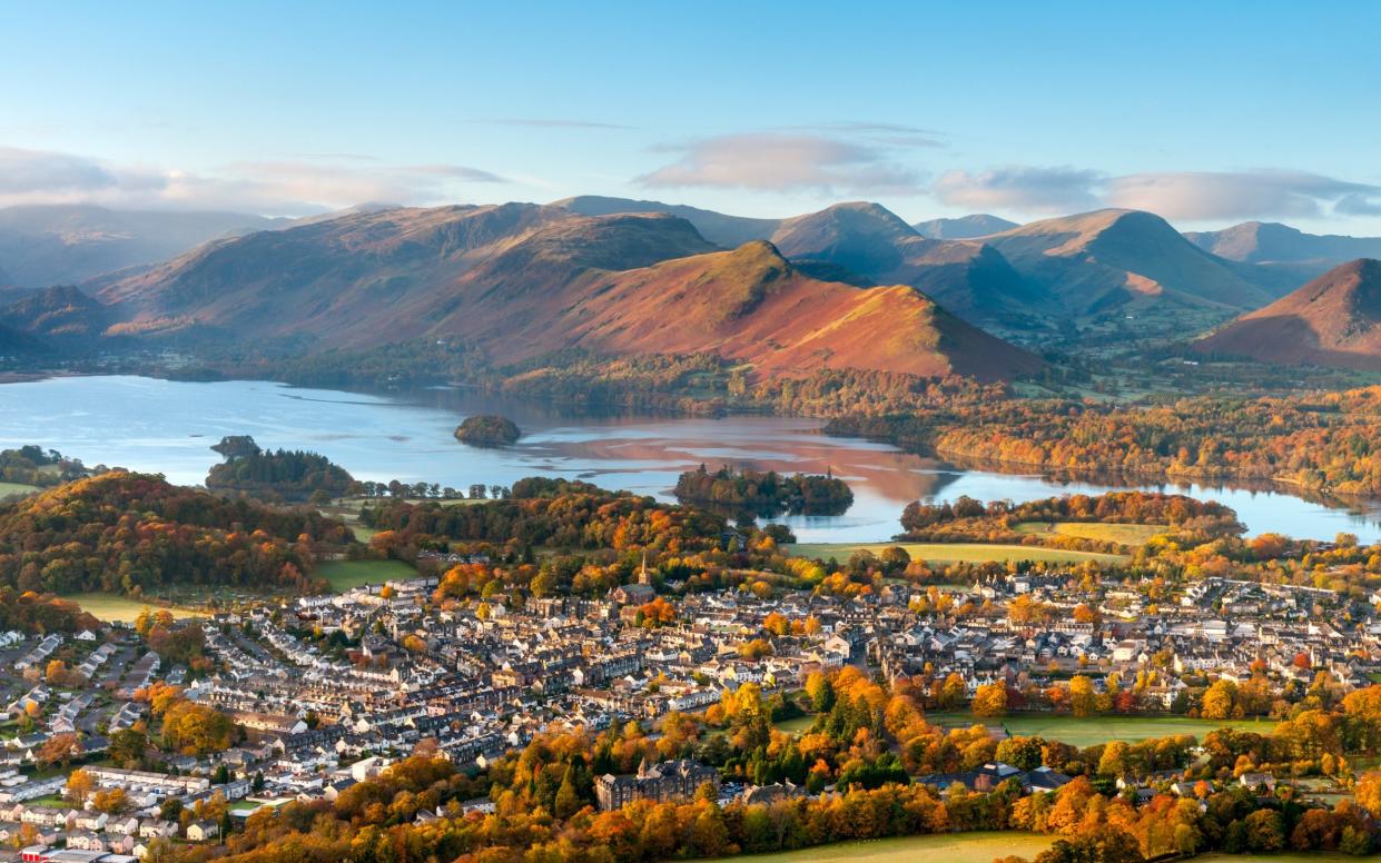 Town of Keswick in the Lake District