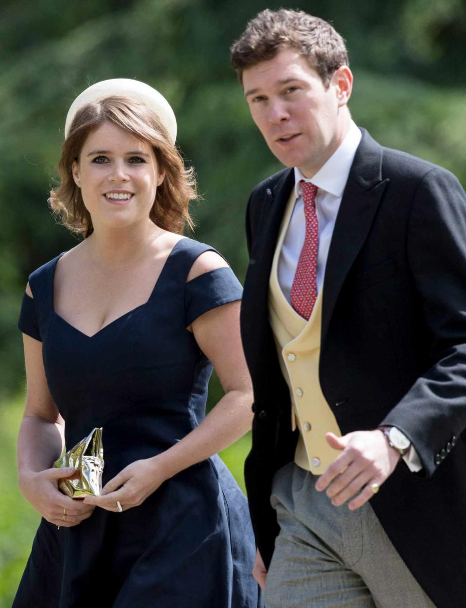 May 20, 2017: Princess Eugenie and Jack Brooksbank attend Pippa Middleton's wedding