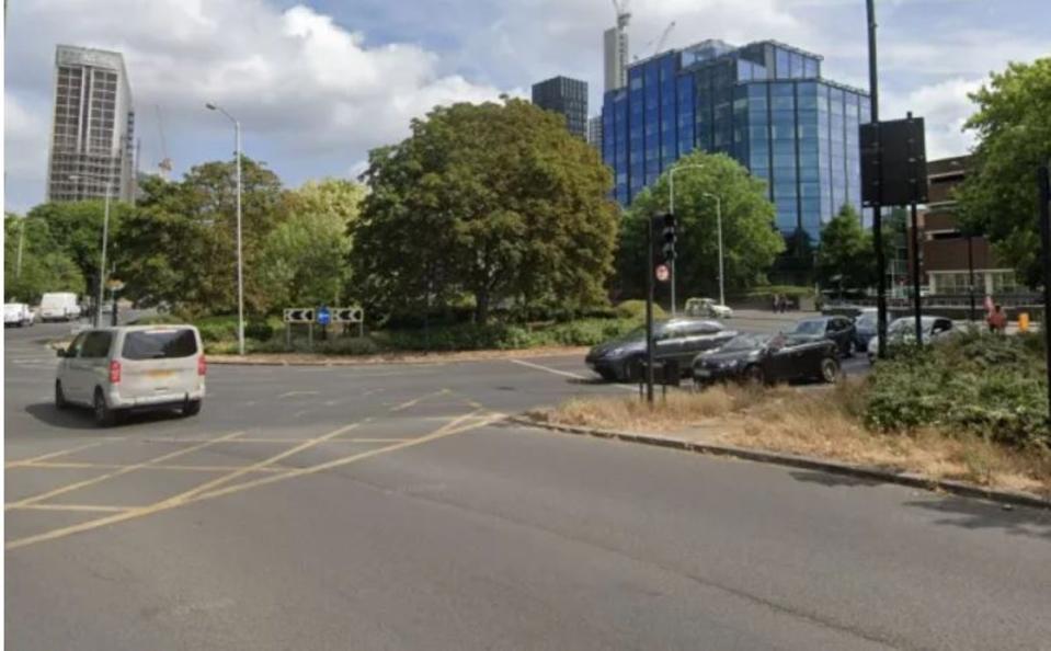 Officers are investigating an alleged rape at a roundabout off Park Lane in Croydon  (Google Maps)