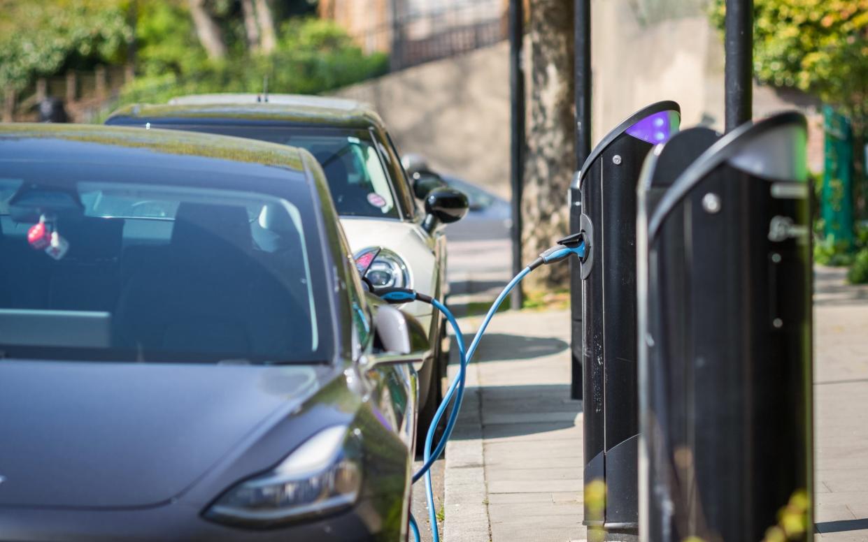 Electric cars charging - Getty Images