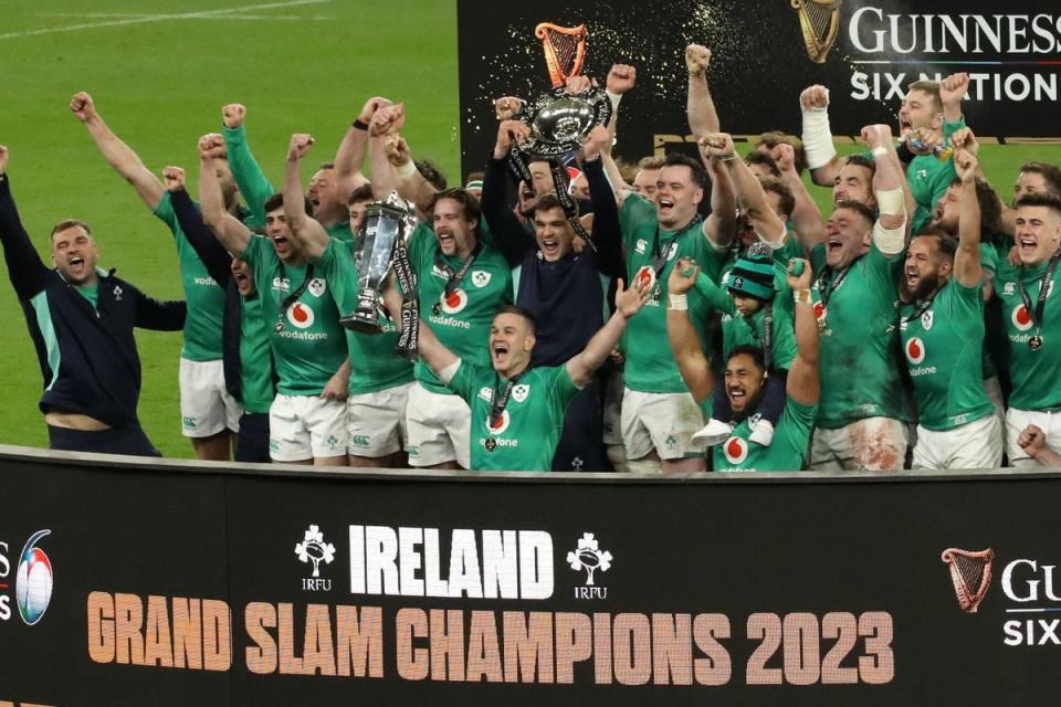 Ireland secured a Six Nations grand slam earlier this year (PA Wire)