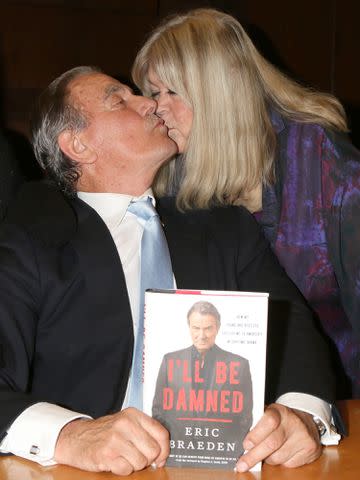 <p>Kathy Hutchins/Shutterstock</p> Eric Braeden and Dale Gudegast at the "I'll Be Damned" Book Signing at Barnes & Noble at The Grove on February 13, 2017 in Los Angeles, CA.