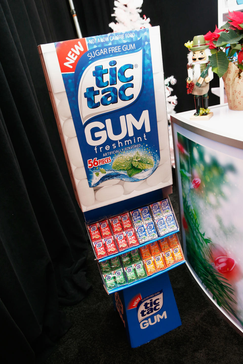 Close-up of a Tic Tac display