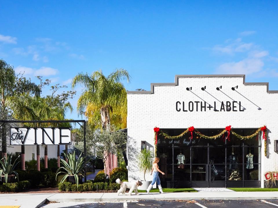 The Vine Garden Market and Cloth + Label in St. Simons Island, GA