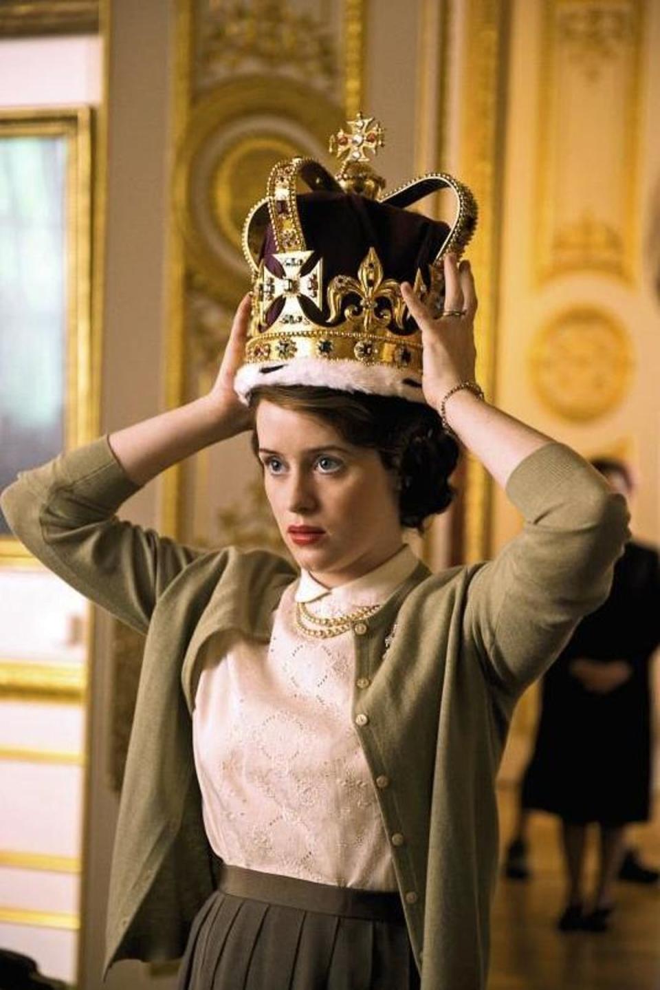 Clair Foy in The Crown on Netflix