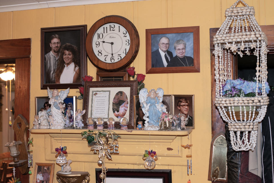 The Rieckmann's mantle in their home in Fremont, Wisconsin, on Nov. 20, 2019. | Jason Vaughn for TIME