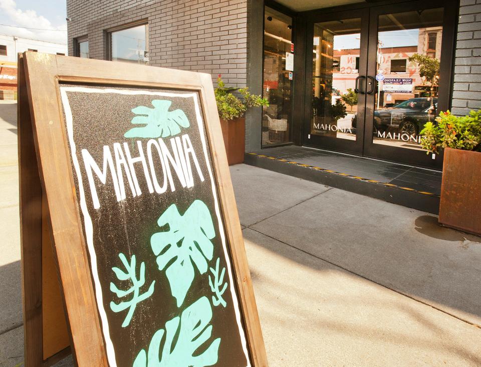 The plant and flower shop Mahonia, 822 East Market Street in NuLu.