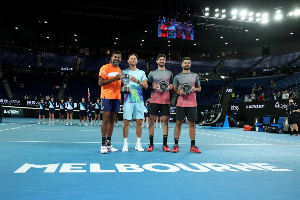 Tennis doubles faces uncertain future after sparse crowds at the Australian Open (Getty Images)