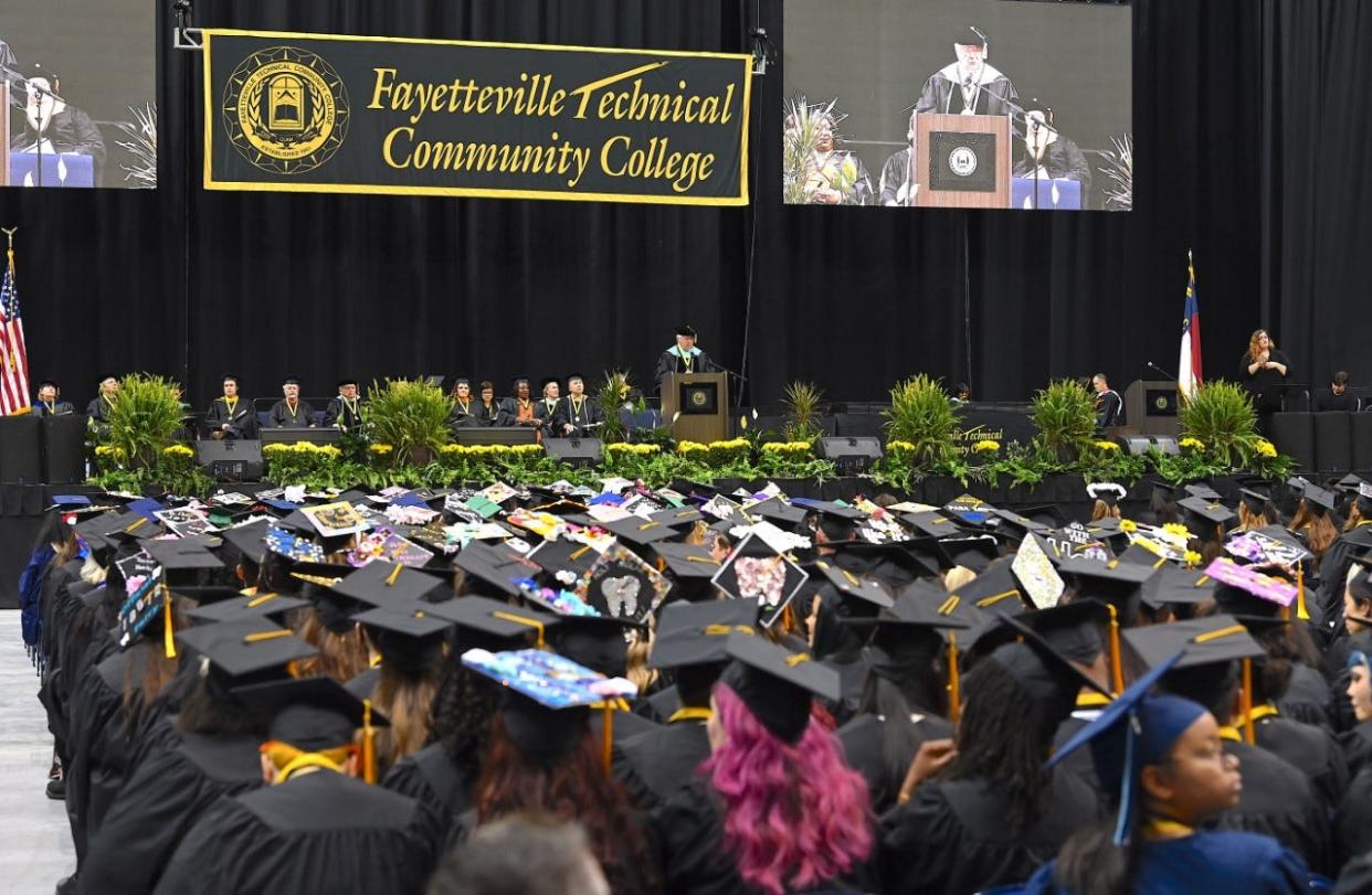 Fayetteville Technical Community College held  commencement ceremonies on May 13, 2022.