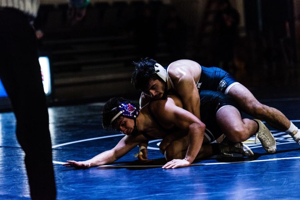 Corban University wrestler David Rubio, from McKay High School, was a national runner-up this season.