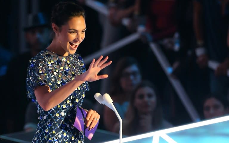 "Wonder Woman" star Gal Gadot described the summer's top grossing film as part of the fight for women's rights
