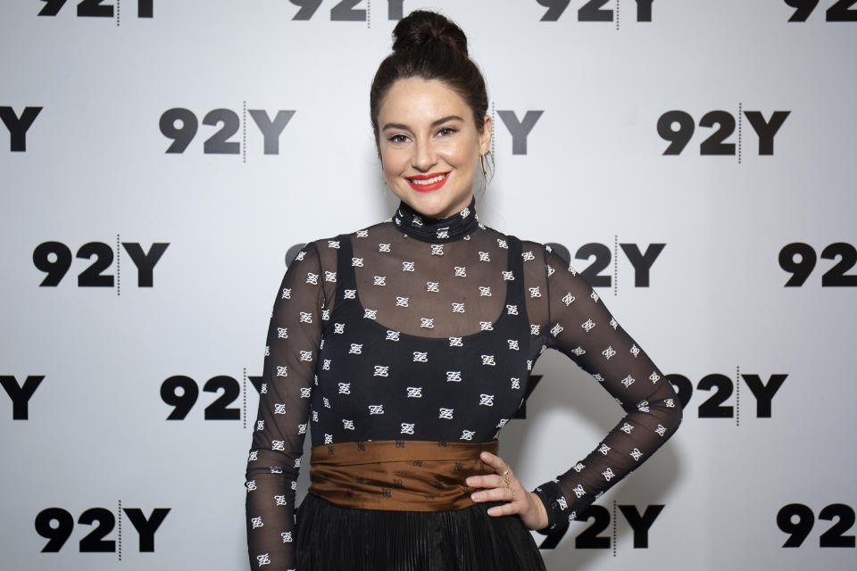 Shailene Woodley attends 'In Conversation with Glamour's Samantha Barry: "Big Little Lies" at 92nd Street Y on June 10, 2019 in New York City