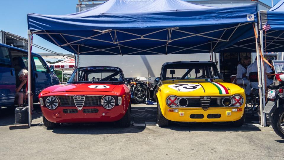 pebble beach cars at laguna seca