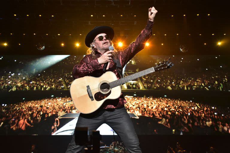 Fher, el cantante de Maná, en el Movistar Arena