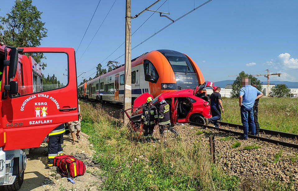 The learner driver died in Nowy Targ hospital after being hit by a train in Poland. Source: CEN/Australscope