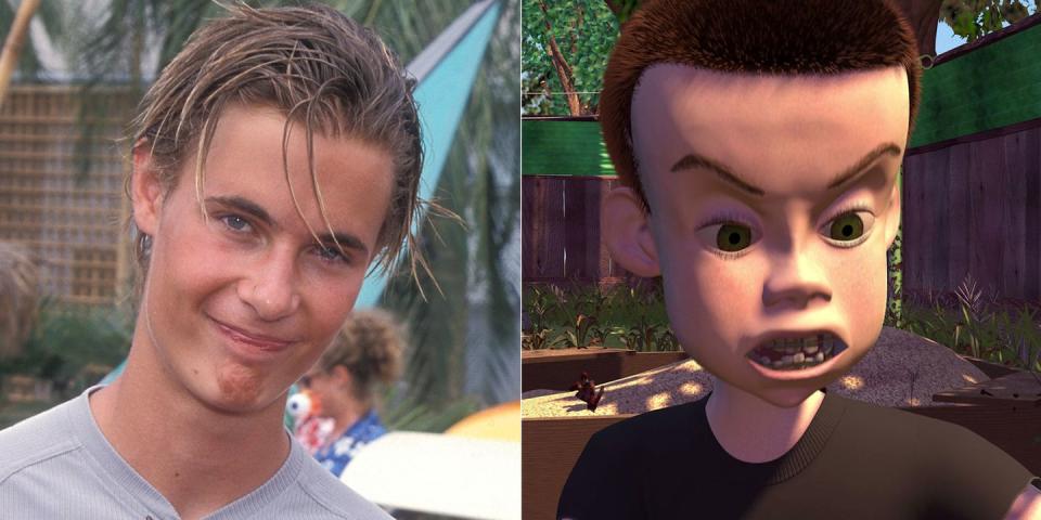 <p>The Disney Channel heartthrob from<em> Brink!</em> went to the dark side to play Andy’s evil neighbor Sid in the original <em>Toy Story</em>. He reprised the part in <em>Toy</em> <em>Story 3</em> and also had a small role as a gorilla named Flynt in <em>Tarzan</em>.</p>