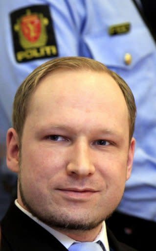 Norwegian gunman Anders Behring Breivik, who killed 77 people in 2011, appeared in court Monday