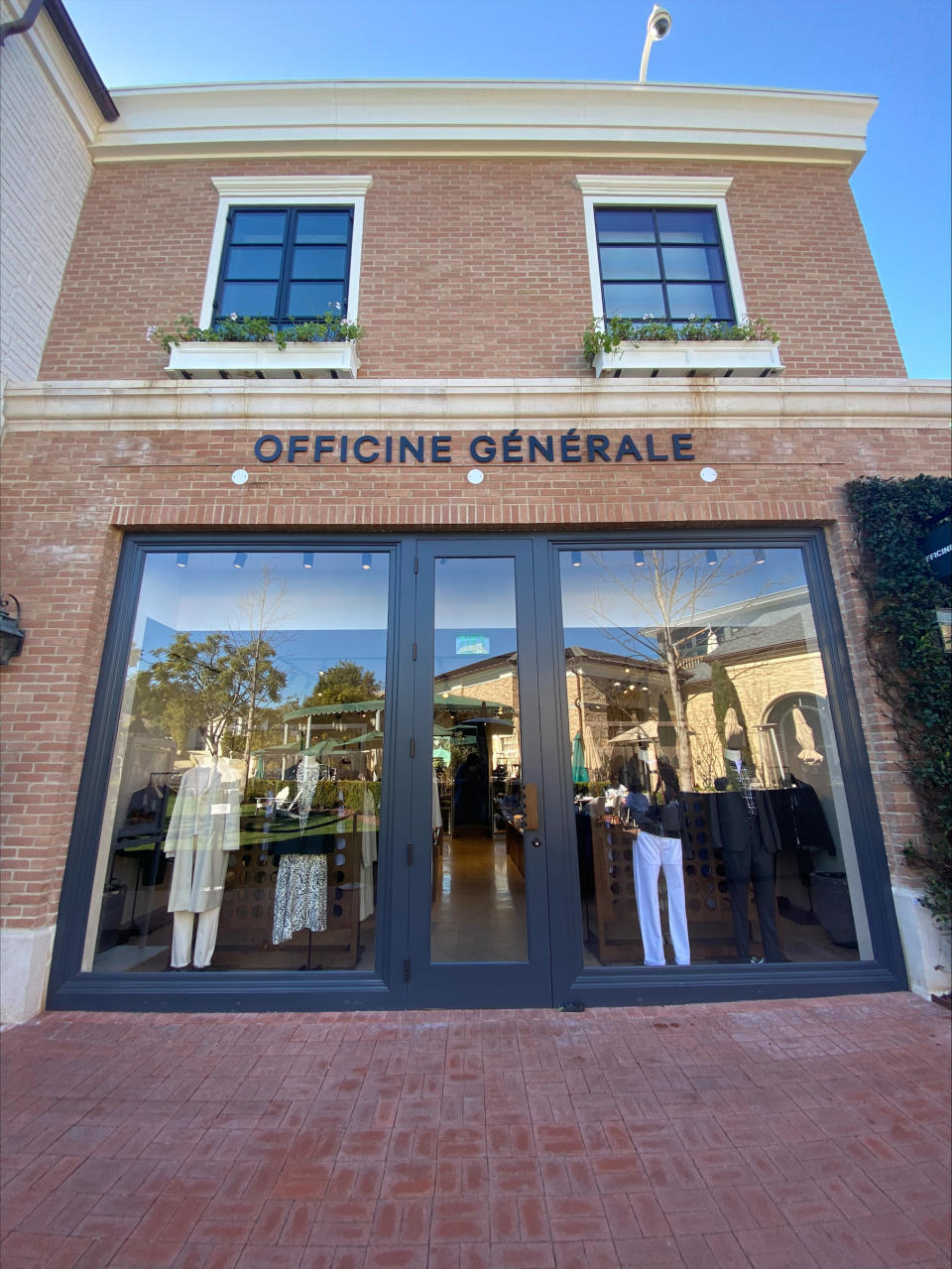 The Officine Générale store in Pacific Palisades