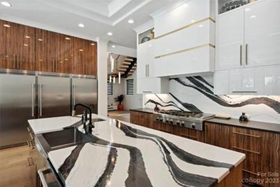 Mansion owner Lisa Margherita’s design “flows seamlessly and effortlessly from room to room, from floor to floor,” Realtor Mark Gibson of Coldwell Banker Realty said.