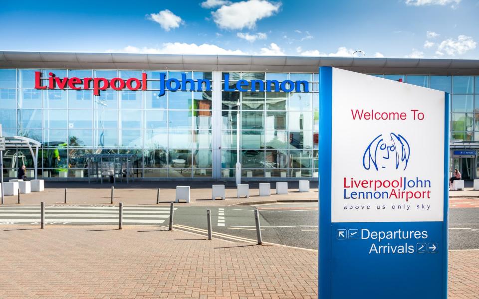 Liverpool Airport, best airports in britain - Getty