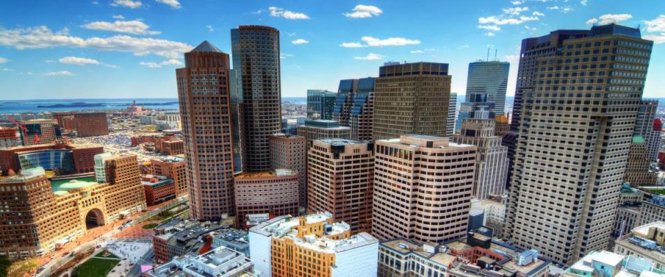 Buildings in downtown Boston Massachusetts