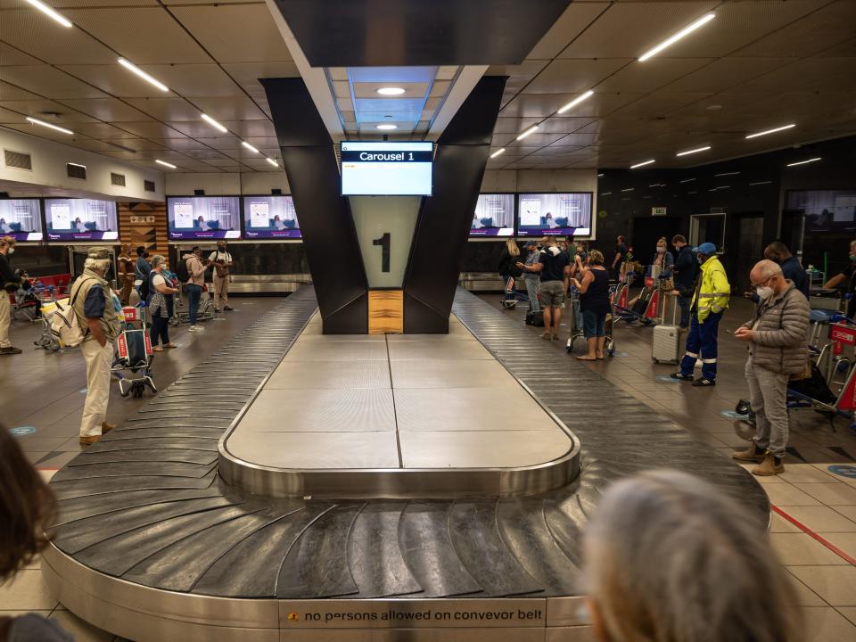 Cape town, South Africa baggage claim