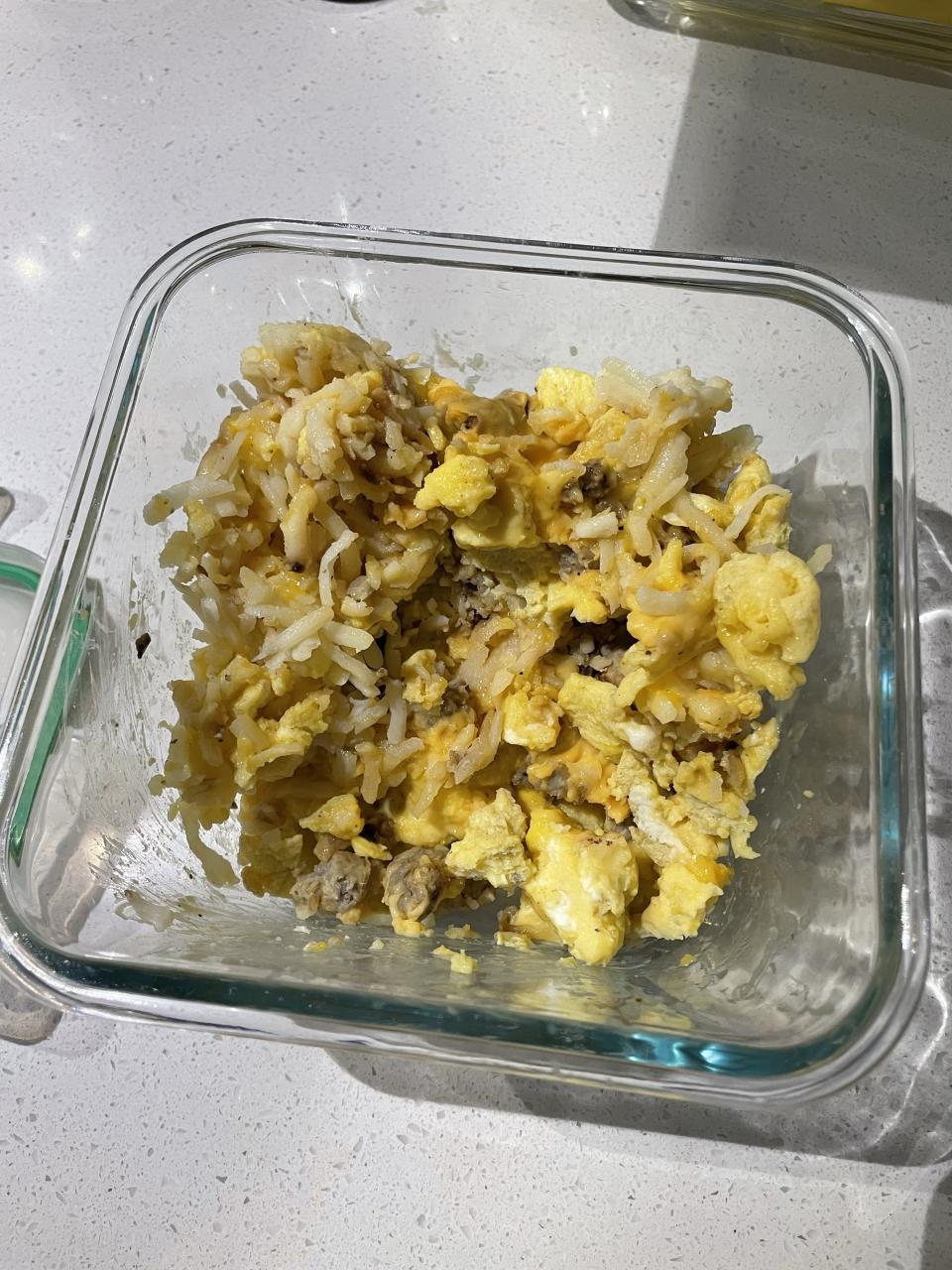 leftover egg bake