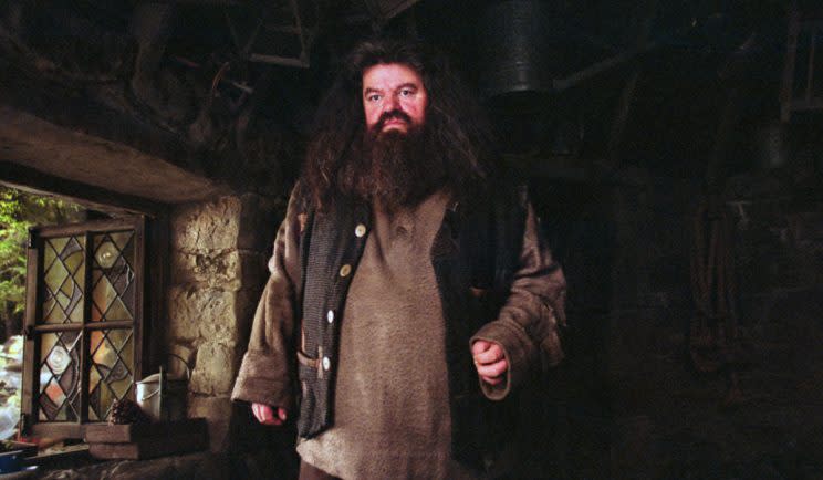 Robbie Coltrane's Hagrid was just perfect - Credit: Warner Bros.