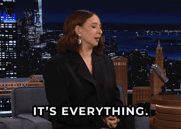 maya rudolph saying it's everything