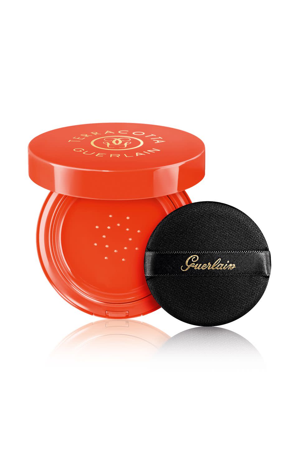 <p><strong>The product: </strong><a rel="nofollow noopener" href="https://www.guerlain.com/uk/en-uk/makeup/guerlain-make-icons/terracotta/terracotta-cushion-fresh-bronzing-fluid-makeup-spf-20" target="_blank" data-ylk="slk:Guerlain Terracotta Cushion Fresh Bronzing Fluid Makeup;elm:context_link;itc:0;sec:content-canvas" class="link ">Guerlain Terracotta Cushion Fresh Bronzing Fluid Makeup</a>, SPF20, £36.50 </p><p>Guerlain's famous terracotta bronzer is now in cushion form, allowing you to get a sun-kissed glow <em>and </em>the added bonus of UV protection - all in travel friendly packaging.</p><p><strong>Launch date: </strong>early June<br></p>