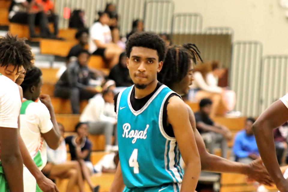 Senior guard Carlos Canales dropped 22 points as Royal Palm Beach boys basketball defeated Atlantic, 73-66, in a tight season opener at Atlantic High on November 22, 2023.