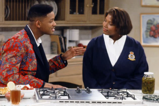 Will Smith and Queen Latifah as Dee Dee on 