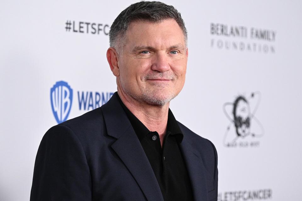 Kevin Williamson at the Barbara Berlanti Heroes Gala benefiting the non-profit organization Fuck Cancer, held at The Barker Hangar on October 1, 2022 in Santa Monica, California. (Photo by Gilbert Flores/Variety via Getty Images)