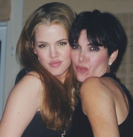 <p>Khloe Kardashian/Instagram</p> Khloé shared an adorable throwback photo as she celebrated Kris Jenner's birthday