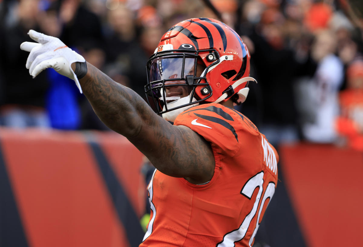 Bengals RB Joe Mixon enjoyed a monster five-touchdown day