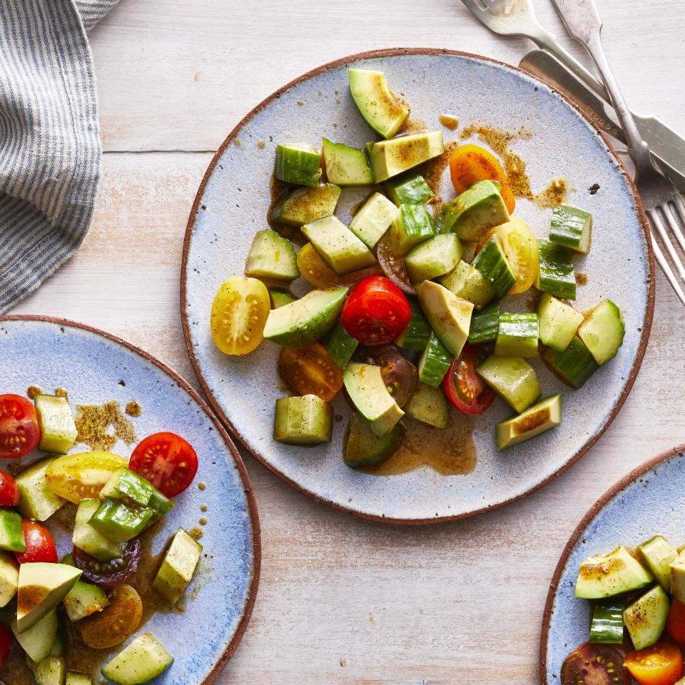 Cucumber, Tomato & Avocado Salad