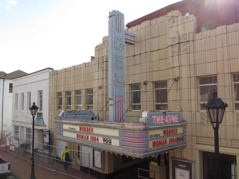 The city of Kannapolis started $1.1 million in renovations at the Gem Theatre earlier this year. It’s oldest single-screen movie theater with balcony seating in the U.S.