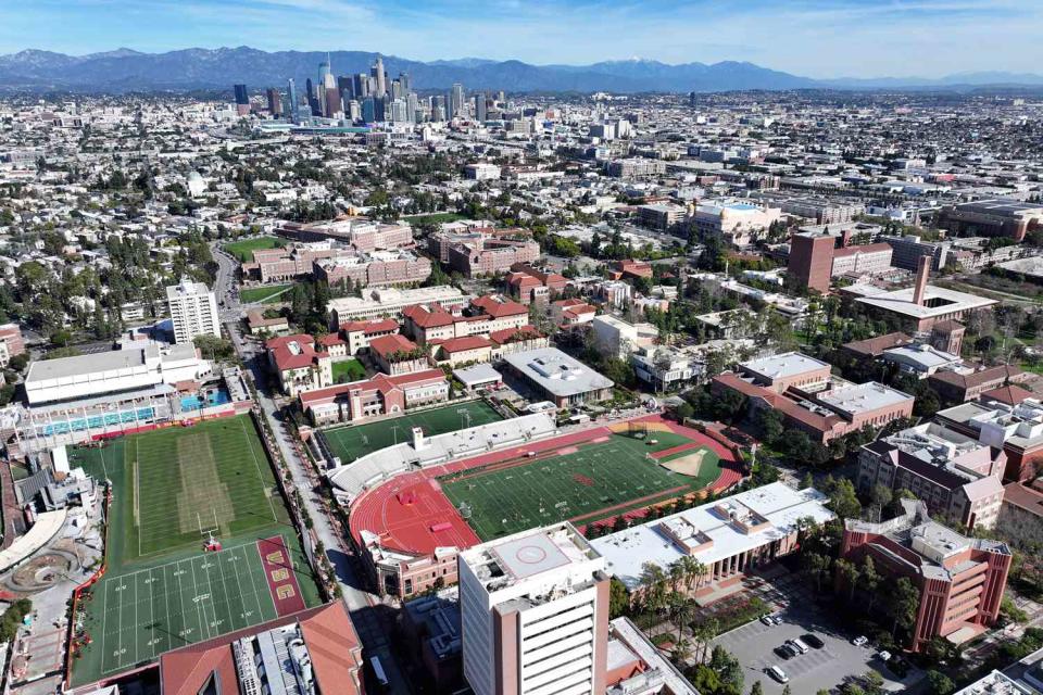 <p>Kirby Lee/Getty</p> University of Southern California in Los Angeles.