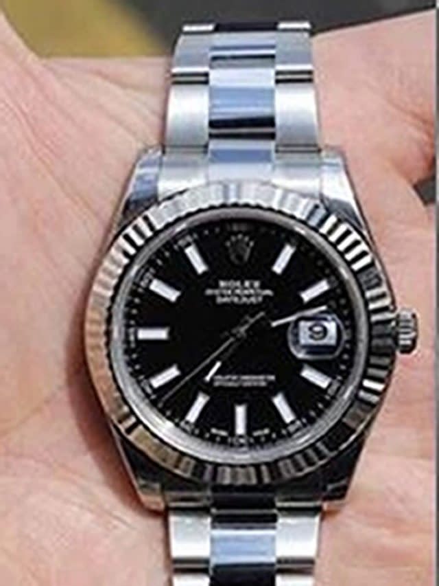 A silver Rolex watch similar to the one taken from Danny Pearce (Metropolitan Police/PA)