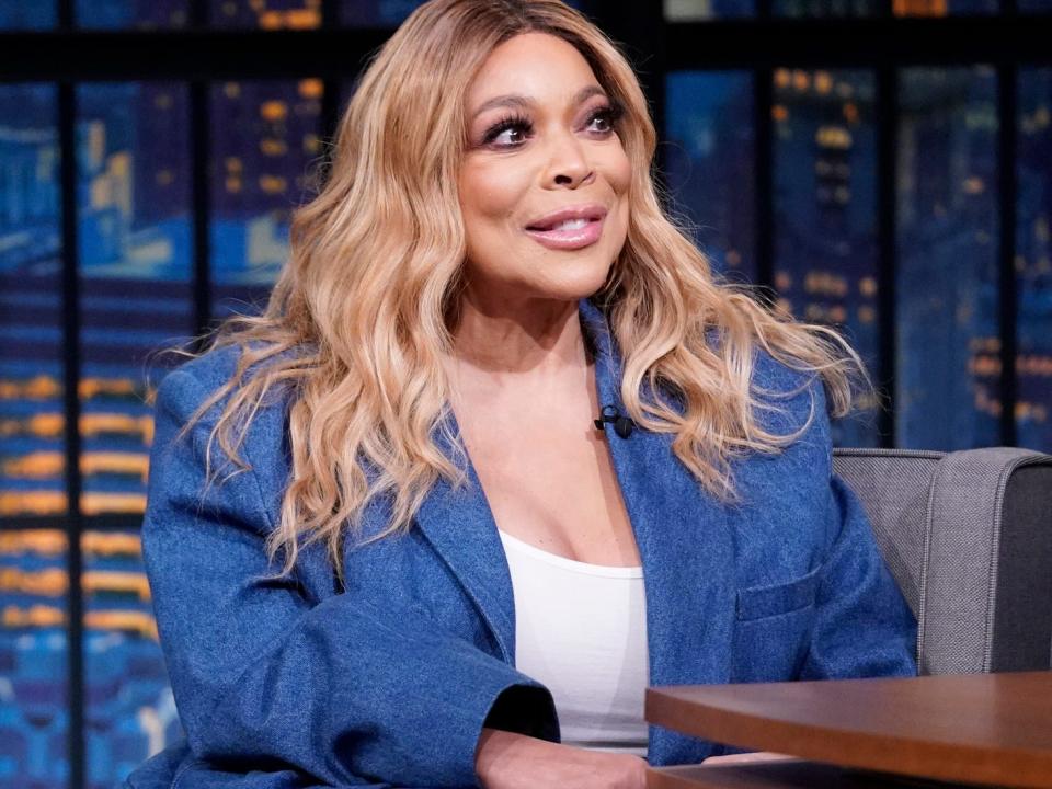 Wendy Williams during an interview with host Seth Meyers on June 15, 2021.