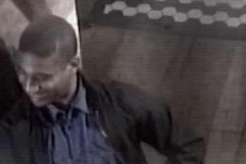 Police want to speak to this man after the attack (Met Police)